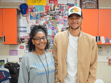 Damarco Sellers with Ariel Holmes